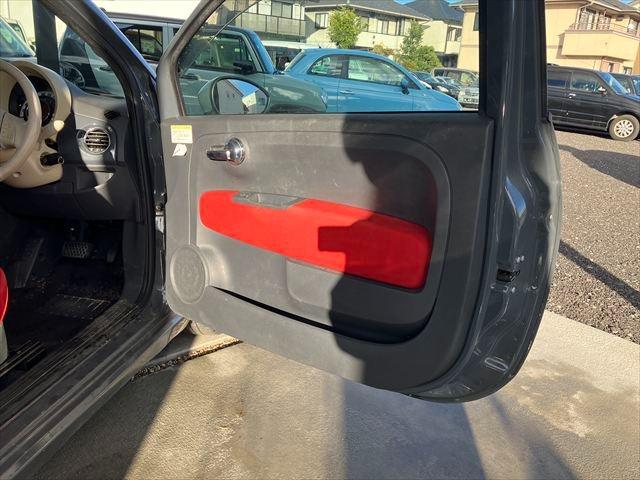 500 1.2 ポップ 社外アルミホイール キーレスエントリー 純正キーカバー レザーステアリング ステアリングスイッチ ESC サイドエアバッグ CD デュアロジックシステム(29枚目)