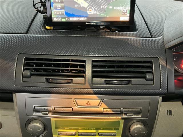 デミオ スポルトS 5MT ドライブレコーダー ETC ナビ TV 社外16インチ黒AW 社外シフトノブ 社外マフラー HIDライト イエローフォグ キーレス(22枚目)