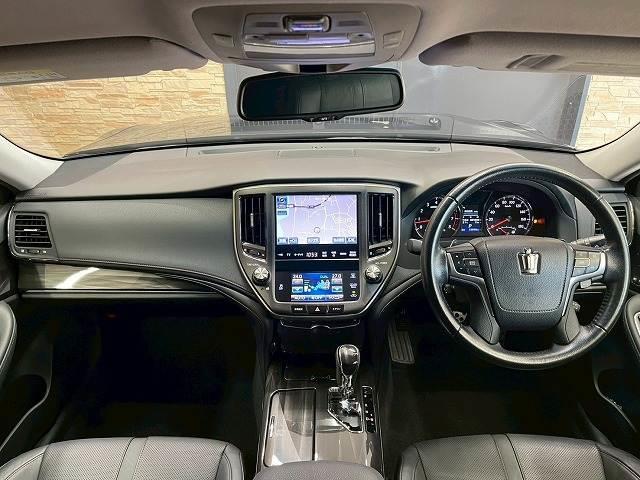 クラウン アスリートＧ　車高調　黒レザーシート　メーカーナビ　　モデリスタエアロ　カナーシャＸＶ５　２０インチ　追従クルーズコントロール　シートヒーター　ベンチレーション　ＥＴＣ　メモリー付きパワーシート　クリアランスソナー（2枚目）