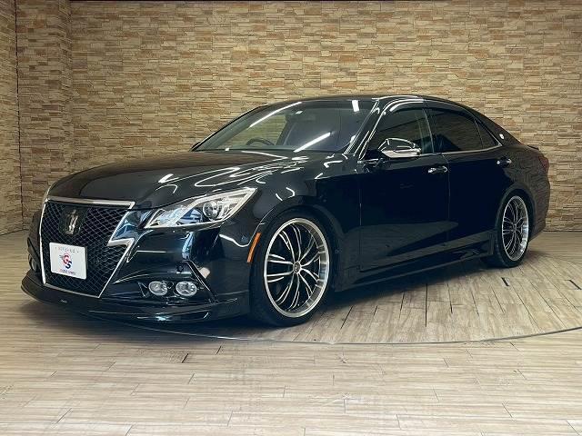 クラウン アスリートＧ　車高調　黒レザーシート　メーカーナビ　　モデリスタエアロ　カナーシャＸＶ５　２０インチ　追従クルーズコントロール　シートヒーター　ベンチレーション　ＥＴＣ　メモリー付きパワーシート　クリアランスソナー（14枚目）