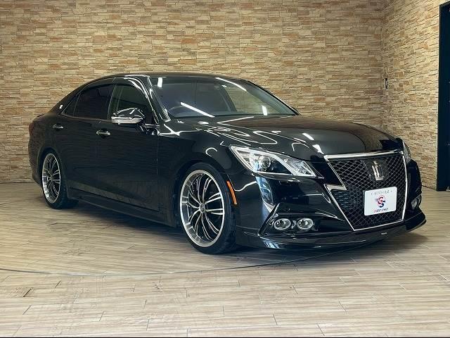 クラウン アスリートＧ　車高調　黒レザーシート　メーカーナビ　　モデリスタエアロ　カナーシャＸＶ５　２０インチ　追従クルーズコントロール　シートヒーター　ベンチレーション　ＥＴＣ　メモリー付きパワーシート　クリアランスソナー（15枚目）