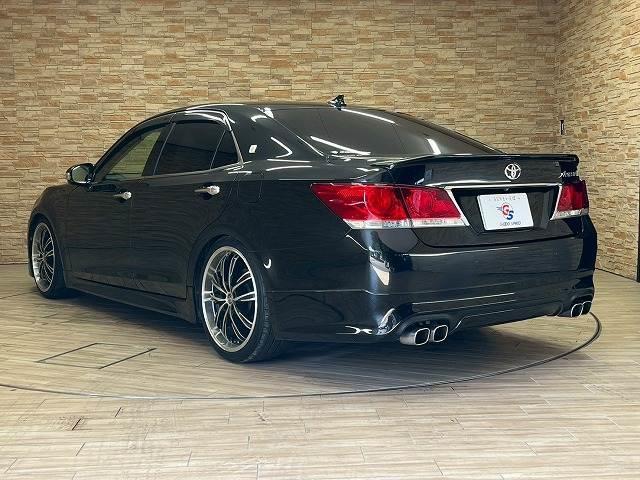 クラウン アスリートＧ　車高調　黒レザーシート　メーカーナビ　　モデリスタエアロ　カナーシャＸＶ５　２０インチ　追従クルーズコントロール　シートヒーター　ベンチレーション　ＥＴＣ　メモリー付きパワーシート　クリアランスソナー（17枚目）
