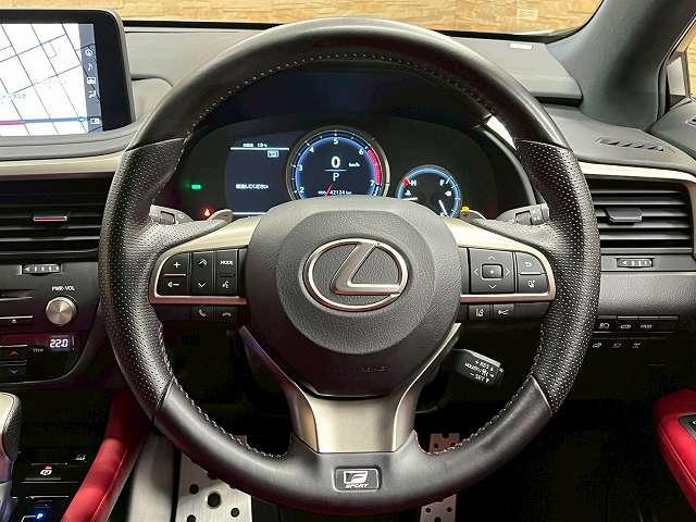 RX RX300 Fスポーツ サンルーフ マークレビンソン フルエアロ 赤革 BSM シートヒーター シートクーラー シートメモリー ドラレコ ステアリングヒーター ヘッドアップディスプレイ 後席電動シート 後席シートヒーター(64枚目)