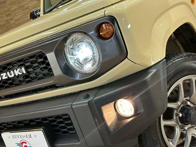 ジムニー XC 社外8インチナビTV クルコン LEDヘッド 純正アルミホイール ヘッドライトウォッシャー TVキャンセラー シートヒーター オートライト レーンキープアシスト 衝突軽減ブレーキ フルセグTV(50枚目)