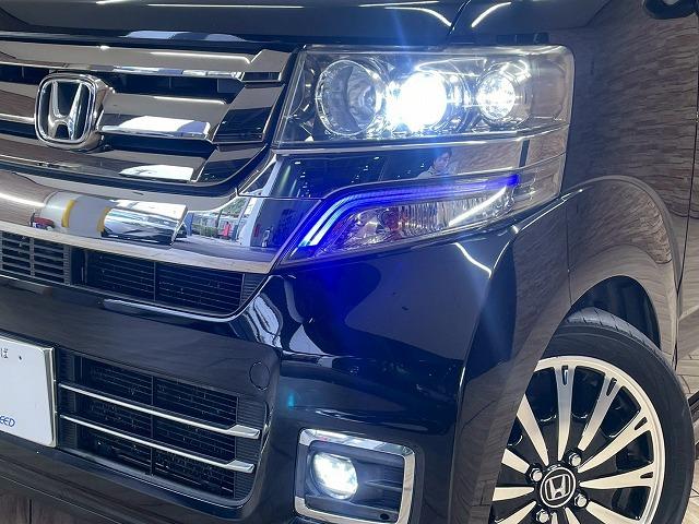N-BOXカスタム Custom G ターボLパッケージ 8インチナビTV バックカメラ 4WD 両側電動スライドドア クルーズコントロール  オートライト オートエアコン シートヒーター ハーフレザー ドライブレコーダー ビルトインETC スマキープッシュ(23枚目)