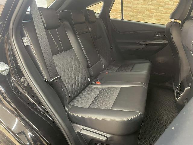 ハリアー ＰＲＥＭＩＵＭ　フルエアロ　社外ＲＡＹＳ１９ｉｎＡＷ　ＲＯＪＡＭキャリパーカバー　９型ナビＴＶ　社外ツィーター　ビルトインＥＴＣ　ハーフレザー　セーフティセンス　レーダークルコン　パワーシート　電動リアゲート（60枚目）