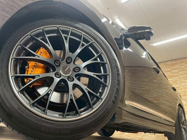 ハリアー ＰＲＥＭＩＵＭ　フルエアロ　社外ＲＡＹＳ１９ｉｎＡＷ　ＲＯＪＡＭキャリパーカバー　９型ナビＴＶ　社外ツィーター　ビルトインＥＴＣ　ハーフレザー　セーフティセンス　レーダークルコン　パワーシート　電動リアゲート（69枚目）