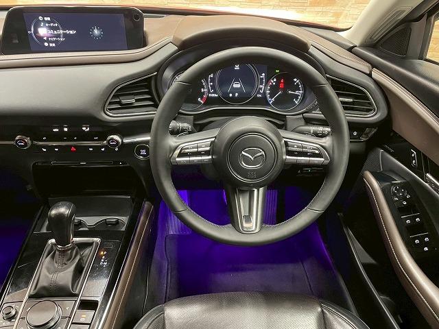 ＣＸ－３０ ＸＤ　Ｌパッケージ　メーカーナビＴＶ　全周囲　ＢＯＳＥサウンド　レザーシート　ＢＳＭ　ヘッドアップディスプレイ　スマートキープッシュスタート　シートヒーター　ステアリングヒーター　オートエアコン　メモリー付パワーシート（42枚目）