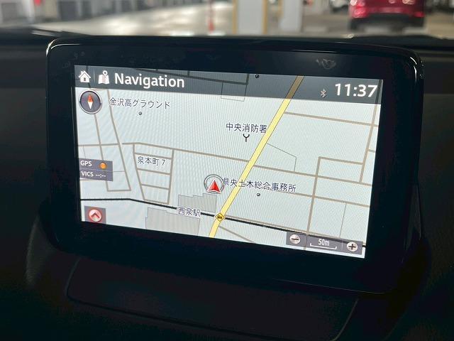 CX-3 20S プロアクティブ Sパッケージ 純正メーカーナビ 全方位 BSM ETC LEDヘッド 純正18インチアルミ ハーフレザー メモリー付パワーシート オートエアコン クリアランスソナー パドルシフト CDDVD シートヒーター HUD(3枚目)