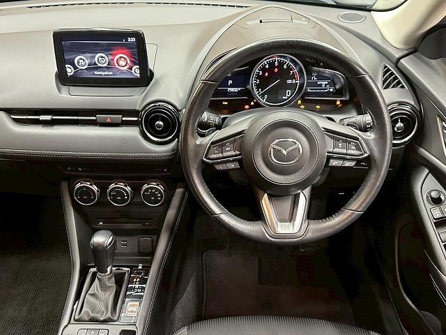 CX-3 20S プロアクティブ Sパッケージ 純正メーカーナビ 全方位 BSM ETC LEDヘッド 純正18インチアルミ ハーフレザー メモリー付パワーシート オートエアコン クリアランスソナー パドルシフト CDDVD シートヒーター HUD(38枚目)