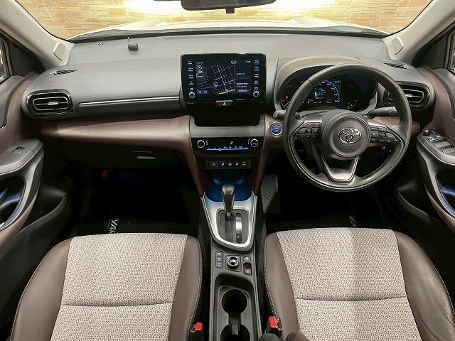 ヤリスクロス ハイブリッドＺ　４ＷＤ　モデリスタエアロ　メーカーナビ　フルセグＴＶ　全周囲モニター　ＢＳＭ　レーンアシスト　追従クルーズコントロール　電動リアゲート　パワーシート　シートヒーター　ＥＴＣ　ハーフレザーシート　ＬＥＤ（55枚目）