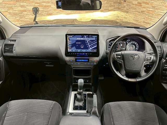 ランドクルーザープラド TX アルパイン11インチフローティングナビ サンルーフ 追従クルコン カープレイ ドライブレコーダー ETC クリアランスソナー レーベンハート17アルミ オートハイビーム 7人乗り ルーフレール(34枚目)