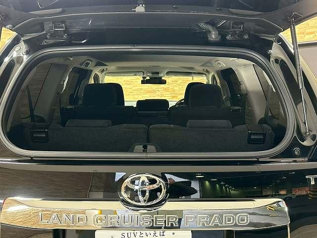 ランドクルーザープラド TX アルパイン11インチフローティングナビ サンルーフ 追従クルコン カープレイ ドライブレコーダー ETC クリアランスソナー レーベンハート17アルミ オートハイビーム 7人乗り ルーフレール(36枚目)