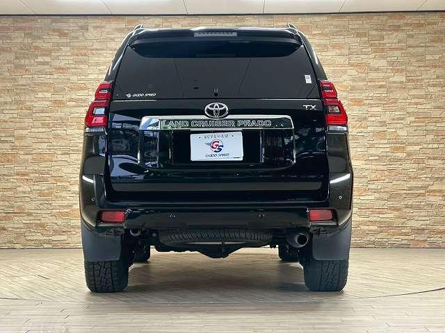 ランドクルーザープラド TX アルパイン11インチフローティングナビ サンルーフ 追従クルコン カープレイ ドライブレコーダー ETC クリアランスソナー レーベンハート17アルミ オートハイビーム 7人乗り ルーフレール(68枚目)