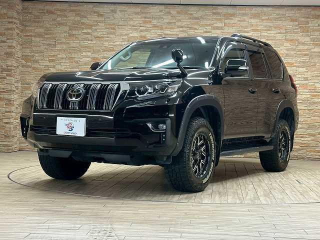 ランドクルーザープラド TX アルパイン11インチフローティングナビ サンルーフ 追従クルコン カープレイ ドライブレコーダー ETC クリアランスソナー レーベンハート17アルミ オートハイビーム 7人乗り ルーフレール(70枚目)