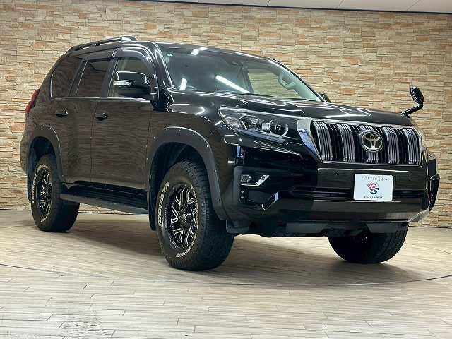 ランドクルーザープラド TX アルパイン11インチフローティングナビ サンルーフ 追従クルコン カープレイ ドライブレコーダー ETC クリアランスソナー レーベンハート17アルミ オートハイビーム 7人乗り ルーフレール(74枚目)