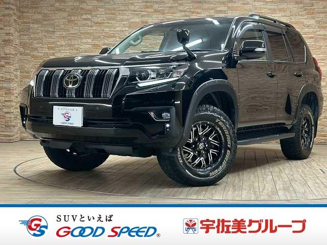 ランドクルーザープラド TX アルパイン11インチフローティングナビ サンルーフ 追従クルコン カープレイ ドライブレコーダー ETC クリアランスソナー レーベンハート17アルミ オートハイビーム 7人乗り ルーフレール(76枚目)