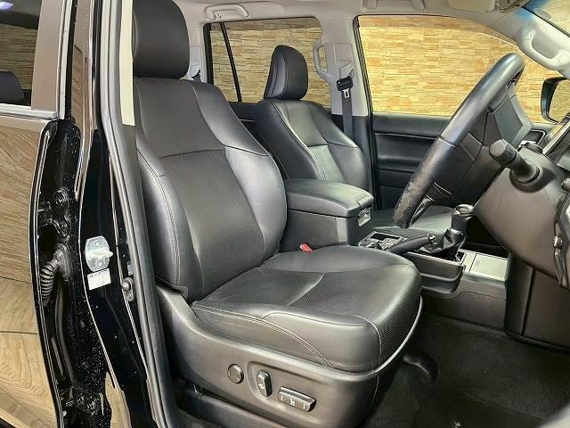 ランドクルーザープラド TX Lパッケージ TRDエアロ サンルーフ レザーシート パワーシード シートヒーター 純正9インチSDナビ フルセグTV バックカメラ ETC LEDヘッド 純正19AW 追従クルーズコントロール レーンアシスト(5枚目)