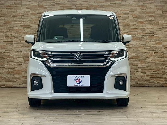 ソリオ ハイブリッドＭＺ　４ＷＤ　両側電動スライドドア　全周囲カメラ　ＨＵＤ　９インチメーカーナビ　ＬＥＤヘッドライト　シートヒーター　ＥＴＣ　コーナーセンサー　レーンキープアシスト　追従クルコン　衝突軽減ブレーキ　パワステ（62枚目）