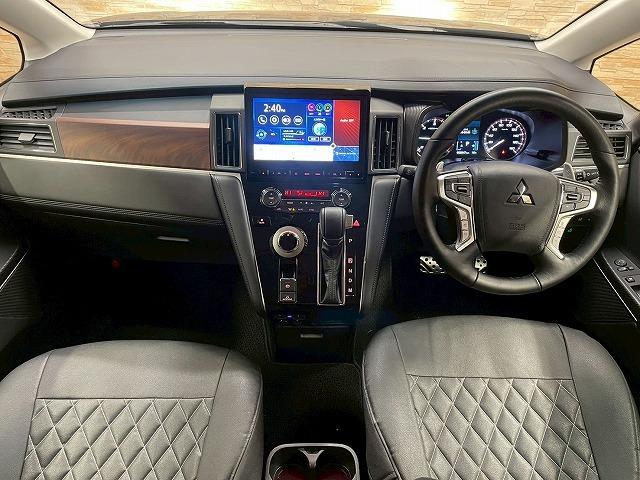 デリカＤ：５ Ｐ　１０．１型純正ナビ　全周囲モニター　両側電動ドア　ＥＴＣ　ドライブレコーダー　追従クルーズコントロール　ＬＥＤ　レーンアシスト　ＢＳＭ　ＴＶ　Ｂｌｕｅｔｏｏｔｈ　　シートヒーター　ステアリングヒーター（63枚目）