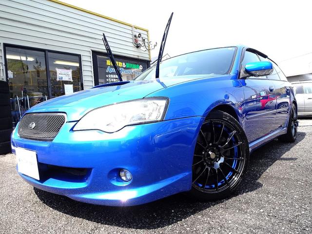 レガシィツーリングワゴン ２．０ＧＴスペックＢ　ＷＲ－ＬＴＤ　２００４　限定車　ＷＲブルー　新品ラジエター　パワステポンプ　ハブベアリング　バッテリー交換　ビルシュタイン足回り　社外アルミ　ＥＪ２０ターボ　５ＭＴ　ボディーガラスコーティング（8枚目）