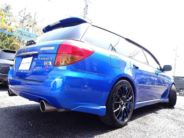 レガシィツーリングワゴン ２．０ＧＴスペックＢ　ＷＲ－ＬＴＤ　２００４　限定車　ＷＲブルー　新品ラジエター　パワステポンプ　ハブベアリング　バッテリー交換　ビルシュタイン足回り　社外アルミ　ＥＪ２０ターボ　５ＭＴ　ボディーガラスコーティング（12枚目）