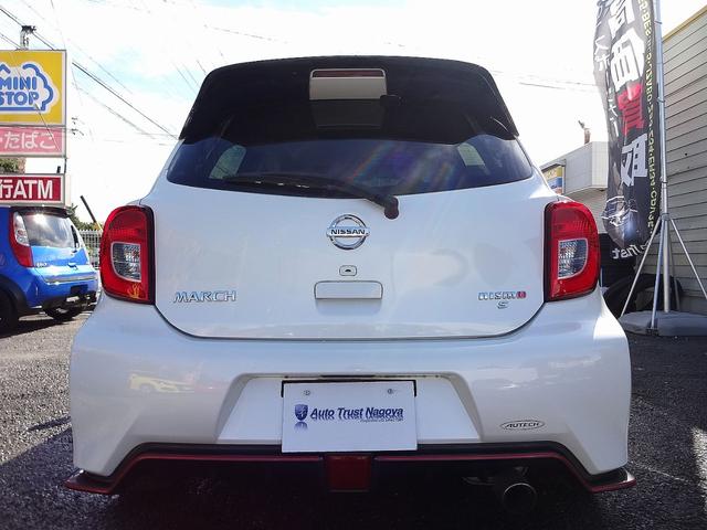 マーチ ニスモ　Ｓ　ワンオーナー　ディーラー整備記録　純正ナビ　フルセグＴＶ　ＥＴＣ　ローダウン　純正サス付属　社外アルミ　純正アルミ付属　５ＭＴ　要在庫確認（17枚目）