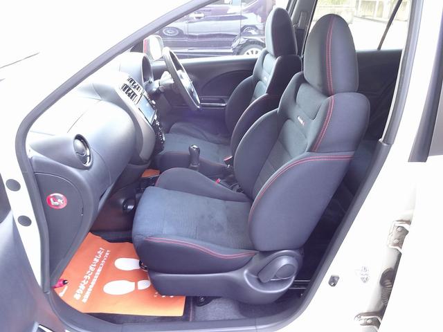 マーチ ニスモ　Ｓ　ワンオーナー　ディーラー整備記録　純正ナビ　フルセグＴＶ　ＥＴＣ　ローダウン　純正サス付属　社外アルミ　純正アルミ付属　５ＭＴ　要在庫確認（37枚目）