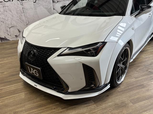 ＵＸ ＵＸ２００　Ｆスポーツ　アーティシャンスピリッツコンプリートカー　ＲＳＲ車高調　エイムゲインＧＴＭ２１インチ　Ｆスポーツ三眼フルＬＥＤヘッドランプ　ブラインドスポットモニターＦ　ＳＰＯＲＴ専用フレアレッド（6枚目）