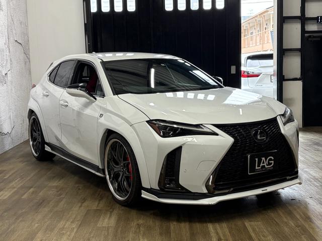 ＵＸ ＵＸ２００　Ｆスポーツ　アーティシャンスピリッツコンプリートカー　ＲＳＲ車高調　エイムゲインＧＴＭ２１インチ　Ｆスポーツ三眼フルＬＥＤヘッドランプ　ブラインドスポットモニターＦ　ＳＰＯＲＴ専用フレアレッド（11枚目）