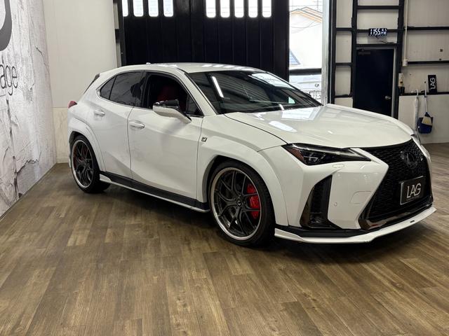 ＵＸ ＵＸ２００　Ｆスポーツ　アーティシャンスピリッツコンプリートカー　ＲＳＲ車高調　エイムゲインＧＴＭ２１インチ　Ｆスポーツ三眼フルＬＥＤヘッドランプ　ブラインドスポットモニターＦ　ＳＰＯＲＴ専用フレアレッド（12枚目）