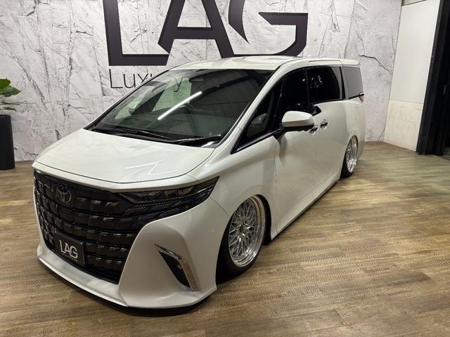 アルファード Z ACCエアサスOG公認 メモリー機能3Pシステム LARエアロ JLINEフルアーム WORKXV21インチ 底上げリアマフラー アドバンスP ヘッドアップディスプレイ サンルーフ(3枚目)