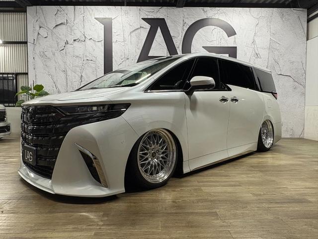 アルファード Z ACCエアサスOG公認 メモリー機能3Pシステム LARエアロ JLINEフルアーム WORKXV21インチ 底上げリアマフラー アドバンスP ヘッドアップディスプレイ サンルーフ(8枚目)