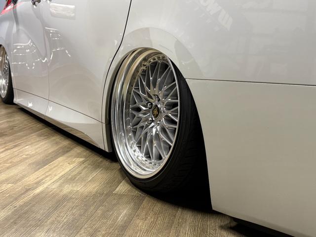 アルファード Z ACCエアサスOG公認 メモリー機能3Pシステム LARエアロ JLINEフルアーム WORKXV21インチ 底上げリアマフラー アドバンスP ヘッドアップディスプレイ サンルーフ(15枚目)