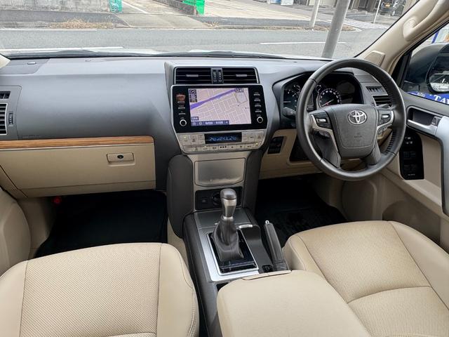 ランドクルーザープラド TX Lパッケージ マットブラックエディション JBLナビゲーションシステム サンルーフ 全方位モニター ブラインドスポットモニター ベージュ革 デルタフォース17インチ JAOSリフトアップバネ ETC カメラ(16枚目)