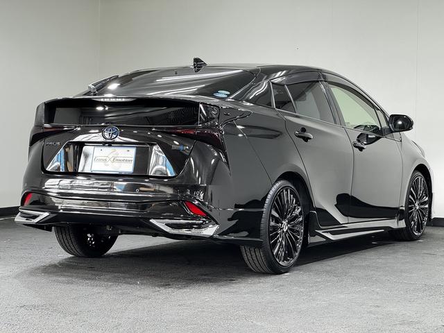 プリウス S 後期 LED付新品モデリスタ仕様フルエアロ キャンディブラックカスタムライト&テール ブラックCエンブレム 新品アルミ&新品タイヤ(変更可) ブラックレザーC プッシュEGスタート スマートKEY(7枚目)