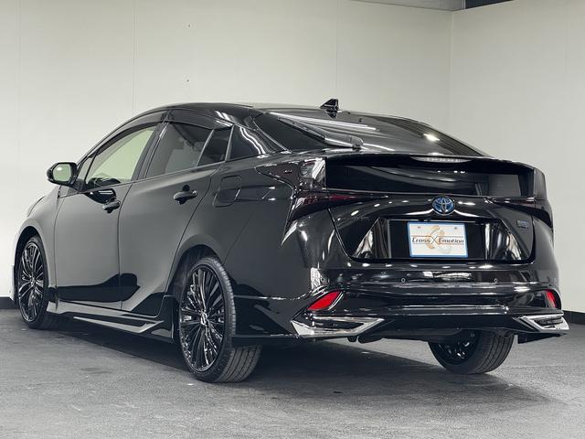 プリウス S 後期 LED付新品モデリスタ仕様フルエアロ キャンディブラックカスタムライト&テール ブラックCエンブレム 新品アルミ&新品タイヤ(変更可) ブラックレザーC プッシュEGスタート スマートKEY(8枚目)