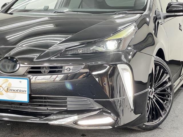 プリウス S 後期 LED付新品モデリスタ仕様フルエアロ キャンディブラックカスタムライト&テール ブラックCエンブレム 新品アルミ&新品タイヤ(変更可) ブラックレザーC プッシュEGスタート スマートKEY(12枚目)