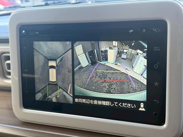 アルトラパン X 禁煙車 全方位モニター付メーカーナビ ビルトインETC ドライブレコーダー フルセグ Bluetooth HIDヘッドライト ツートンカラー 衝突軽減 純正アルミホイール スマートキー シートヒーター(4枚目)