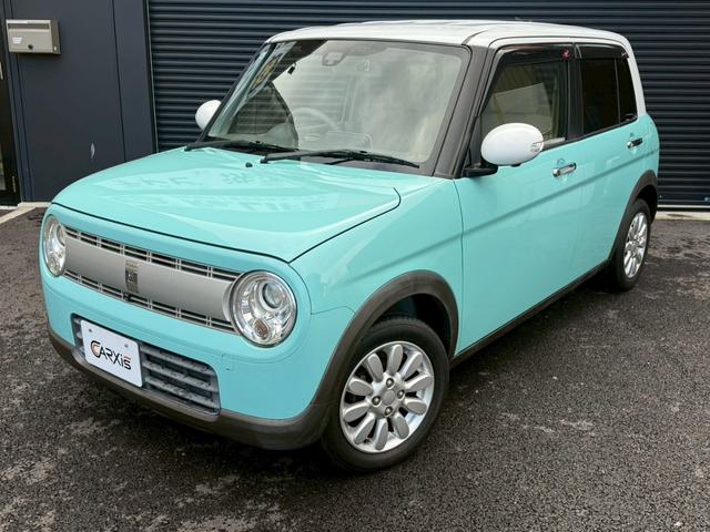 アルトラパン X 禁煙車 全方位モニター付メーカーナビ ビルトインETC ドライブレコーダー フルセグ Bluetooth HIDヘッドライト ツートンカラー 衝突軽減 純正アルミホイール スマートキー シートヒーター(21枚目)