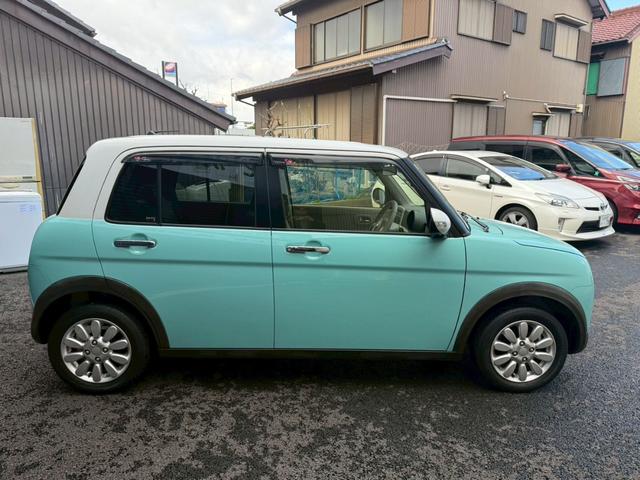 アルトラパン X 禁煙車 全方位モニター付メーカーナビ ビルトインETC ドライブレコーダー フルセグ Bluetooth HIDヘッドライト ツートンカラー 衝突軽減 純正アルミホイール スマートキー シートヒーター(24枚目)