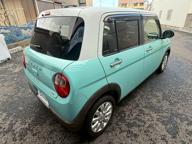 アルトラパン X 禁煙車 全方位モニター付メーカーナビ ビルトインETC ドライブレコーダー フルセグ Bluetooth HIDヘッドライト ツートンカラー 衝突軽減 純正アルミホイール スマートキー シートヒーター(25枚目)