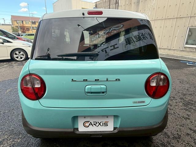 アルトラパン X 禁煙車 全方位モニター付メーカーナビ ビルトインETC ドライブレコーダー フルセグ Bluetooth HIDヘッドライト ツートンカラー 衝突軽減 純正アルミホイール スマートキー シートヒーター(26枚目)