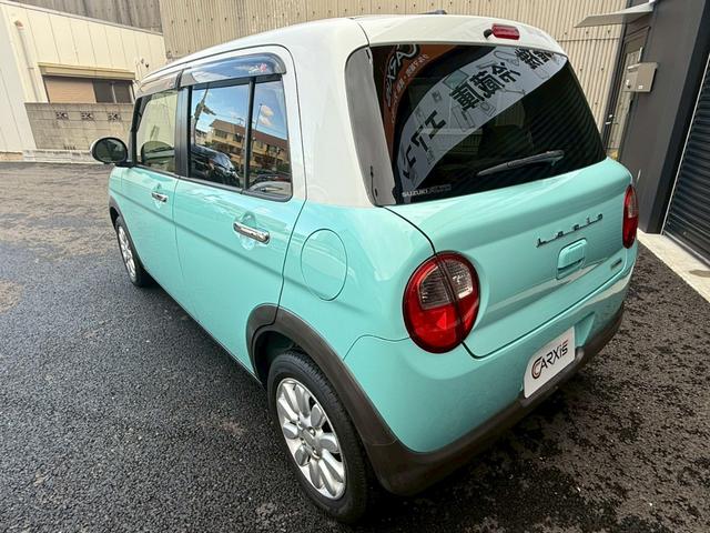 アルトラパン X 禁煙車 全方位モニター付メーカーナビ ビルトインETC ドライブレコーダー フルセグ Bluetooth HIDヘッドライト ツートンカラー 衝突軽減 純正アルミホイール スマートキー シートヒーター(27枚目)