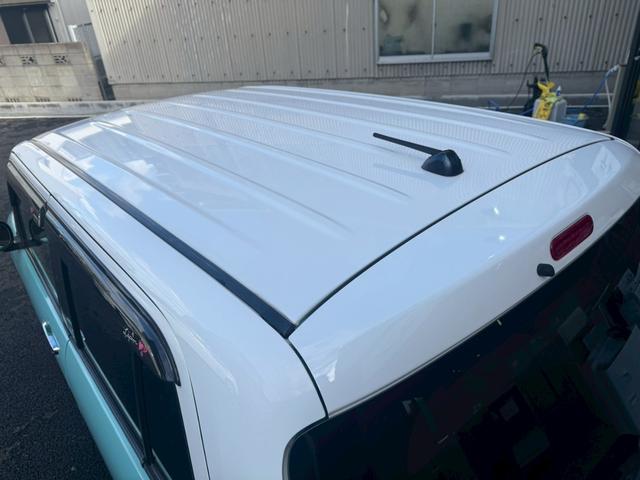 アルトラパン X 禁煙車 全方位モニター付メーカーナビ ビルトインETC ドライブレコーダー フルセグ Bluetooth HIDヘッドライト ツートンカラー 衝突軽減 純正アルミホイール スマートキー シートヒーター(56枚目)