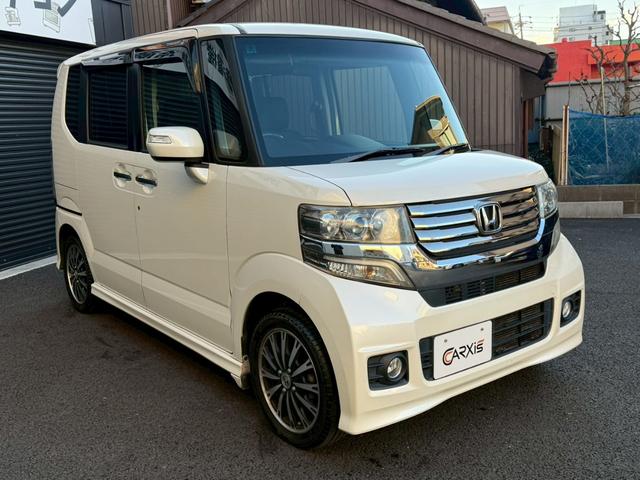 N-BOXカスタム G・ターボパッケージ 禁煙車 両側電動スライドドア フルセグ Bluetooth ETC HIDヘッドライト パドルシフト フォグ スマートキー プッシュスタート オートエアコン オートライト チップアップシート(22枚目)
