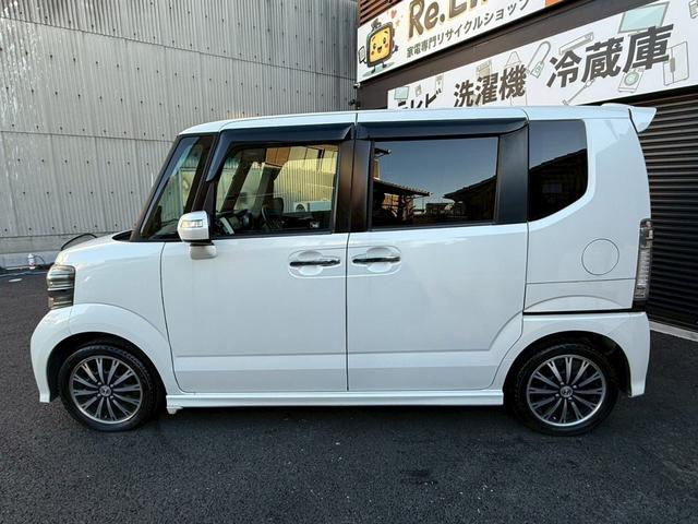 N-BOXカスタム G・ターボパッケージ 禁煙車 両側電動スライドドア フルセグ Bluetooth ETC HIDヘッドライト パドルシフト フォグ スマートキー プッシュスタート オートエアコン オートライト チップアップシート(27枚目)