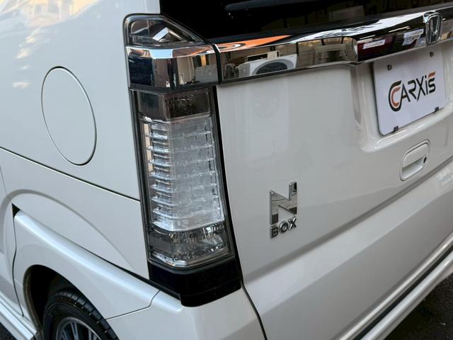 N-BOXカスタム G・ターボパッケージ 禁煙車 両側電動スライドドア フルセグ Bluetooth ETC HIDヘッドライト パドルシフト フォグ スマートキー プッシュスタート オートエアコン オートライト チップアップシート(57枚目)