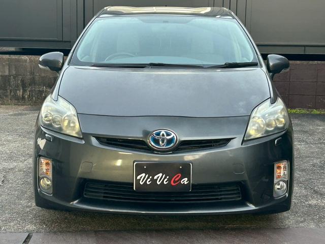 プリウス S LEDエディション 禁煙車・ユーザー買取・ナビ・バックカメラ・Bluetooth・ETC・白シート・ステアリングリモコン・プッシュスタート・社外アルミ18インチ・ダウンサス(2枚目)