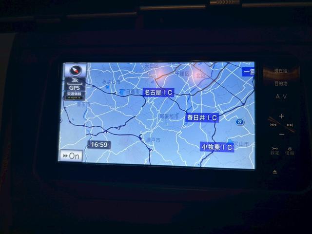 プリウス S LEDエディション 禁煙車・ユーザー買取・ナビ・バックカメラ・Bluetooth・ETC・白シート・ステアリングリモコン・プッシュスタート・社外アルミ18インチ・ダウンサス(49枚目)